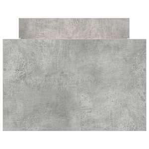 Rám postele s hlavovým a nožním čelem betonově šedý 100x200 cm - obrázek 6