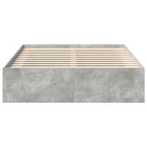 Rám postele betonově šedý 150 x 200 cm King Size - obrázek 5