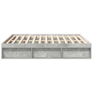 Rám postele betonově šedý 180 x 200 cm Super King Size - obrázek 6