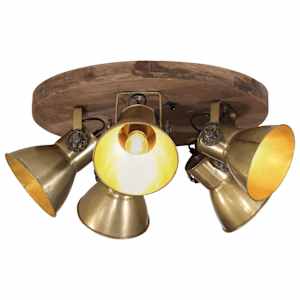 vidaXL laelamp, 25 W, antiik, messing, 50 x 50 x 25 cm, E27