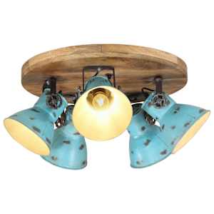vidaXL laelamp, 25 W, kulunud sinine, 50x50x25 cm, E27