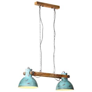 vidaXL laelamp 25 W, kulunud sinine, 85 x 28 x 109 cm, E27