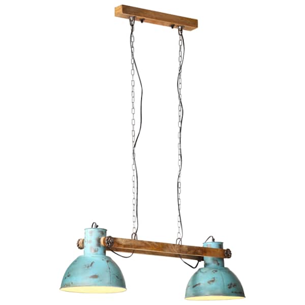 vidaXL laelamp 25 W, kulunud sinine, 85 x 28 x 109 cm, E27