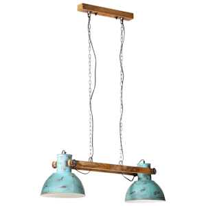 Závěsné svítidlo 25 W modrá patina 85 x 28 x 109 cm E27 - obrázek 2