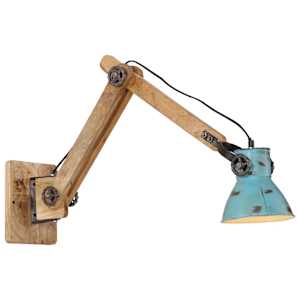 Stenska svetilka 25 W modra 96x15x20 cm E27