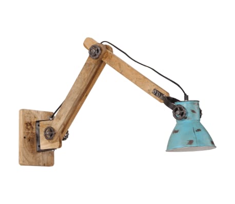 vidaXL Lampă de perete 25 W, albastru uzat, 96x15x20 cm, E27