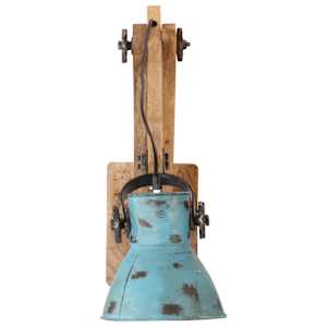 Nástěnné svítidlo 25 W modrá patina 96 x 15 x 20 cm E27 - obrázek 3
