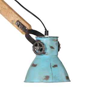 Nástěnné svítidlo 25 W modrá patina 96 x 15 x 20 cm E27 - obrázek 7