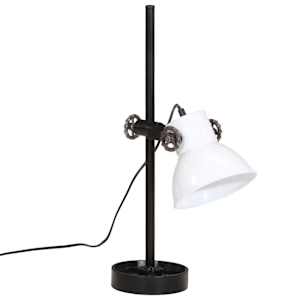 Stolní lampa 25 W bílá 15 x 15 x 55 cm E27 - obrázek 6