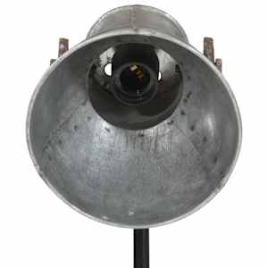 Stojací lampa 25 W vintage stříbrná 35 x 35 x 65/95 cm E27 - obrázek 7