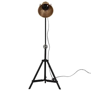 Stojací lampa 25 W staromosaz 35 x 35 x 65/95 cm E27 - obrázek 3