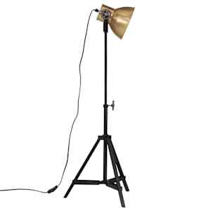 Stojací lampa 25 W staromosaz 35 x 35 x 65/95 cm E27 - obrázek 4