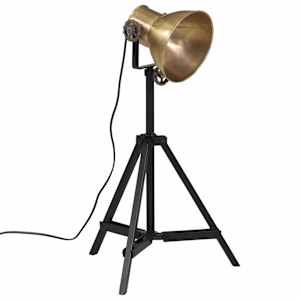 Stojací lampa 25 W staromosaz 35 x 35 x 65/95 cm E27 - obrázek 6