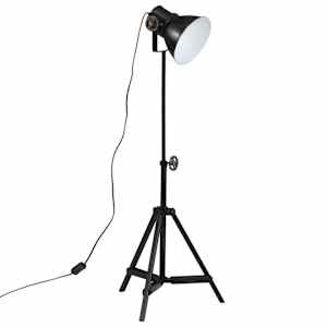 Stojací lampa 25 W černá 35 x 35 x 65/95 cm E27 - obrázek 2