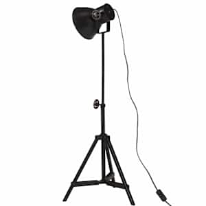 Stojací lampa 25 W černá 35 x 35 x 65/95 cm E27 - obrázek 5