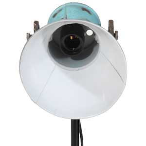 Stojací lampa 25 W modrá patina 35 x 35 x 65/95 cm E27 - obrázek 7