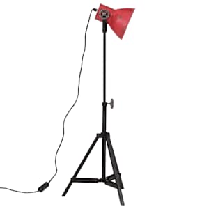 Stojací lampa 25 W červená patina 35 x 35 x 65/95 cm E27 - obrázek 4