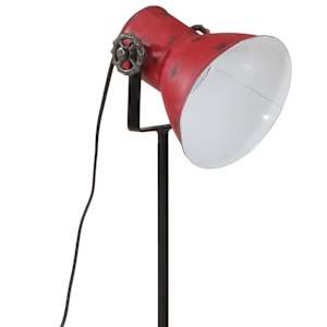 Stojací lampa 25 W červená patina 35 x 35 x 65/95 cm E27 - obrázek 8