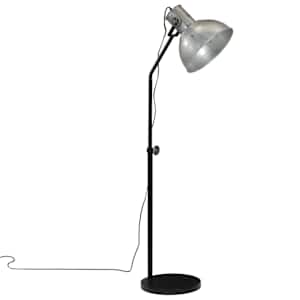 Stojací lampa 25 W vintage stříbrná 30 x 30 x 90–150 cm E27 - obrázek 2