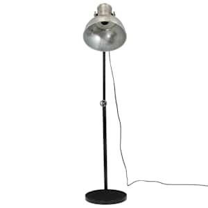 Stojací lampa 25 W vintage stříbrná 30 x 30 x 90–150 cm E27 - obrázek 3