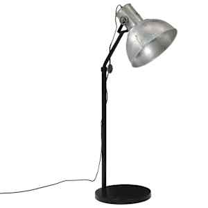 Stojací lampa 25 W vintage stříbrná 30 x 30 x 90–150 cm E27 - obrázek 6