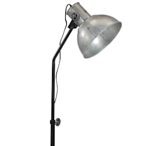 Stojací lampa 25 W vintage stříbrná 30 x 30 x 90–150 cm E27 - obrázek 9