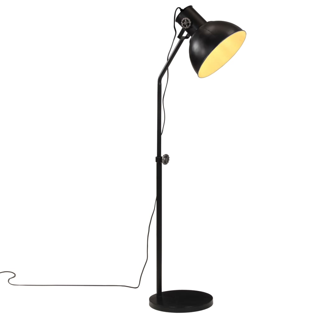 vidaXL Lampă de podea 25 W, negru, 30x30x90-150 cm, E27