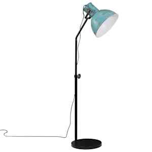 vidaXL Gulvlampe 25 W denimbl&aring; 30x30x90-150 cm E27