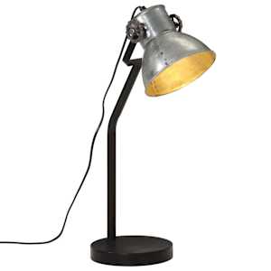 Stolní lampa 25 W vintage stříbrná 17 x 17 x 60 cm E27 - obrázek 1