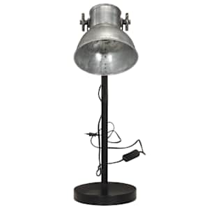 Stolní lampa 25 W vintage stříbrná 17 x 17 x 60 cm E27 - obrázek 3