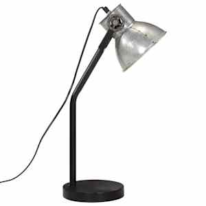 Stolní lampa 25 W vintage stříbrná 17 x 17 x 60 cm E27 - obrázek 4