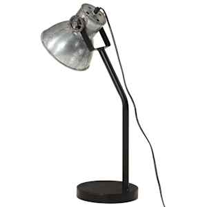 Stolní lampa 25 W vintage stříbrná 17 x 17 x 60 cm E27 - obrázek 5