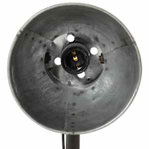 Stolní lampa 25 W vintage stříbrná 17 x 17 x 60 cm E27 - obrázek 6