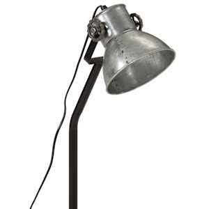 Stolní lampa 25 W vintage stříbrná 17 x 17 x 60 cm E27 - obrázek 8