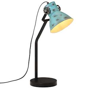 Stolní lampa 25 W modrá patina 17 x 17 x 60 cm E27 - obrázek 1