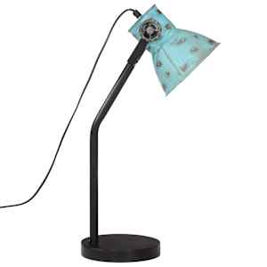 Stolní lampa 25 W modrá patina 17 x 17 x 60 cm E27 - obrázek 4