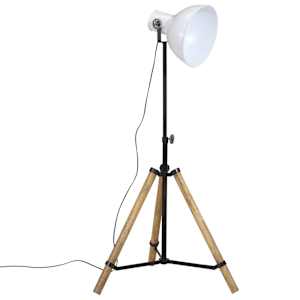 Stojací lampa 25 W bílá 75 x 75 x 90–150 cm E27 - obrázek 2