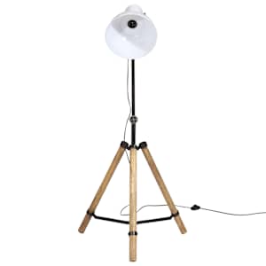 Stojací lampa 25 W bílá 75 x 75 x 90–150 cm E27 - obrázek 3