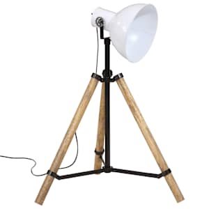 Stojací lampa 25 W bílá 75 x 75 x 90–150 cm E27 - obrázek 6