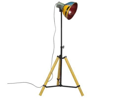 vidaXL Lampă de podea 25 W, multicolor, 75x75x90-150 cm, E27
