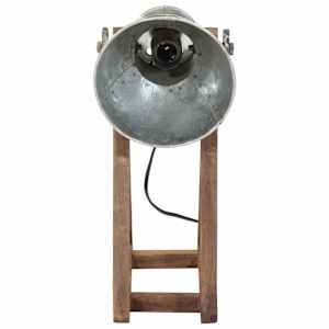 Stolní lampa 25 W vintage stříbrná 30 x 17 x 40 cm E27 - obrázek 3
