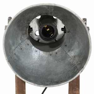 Stolní lampa 25 W vintage stříbrná 30 x 17 x 40 cm E27 - obrázek 6