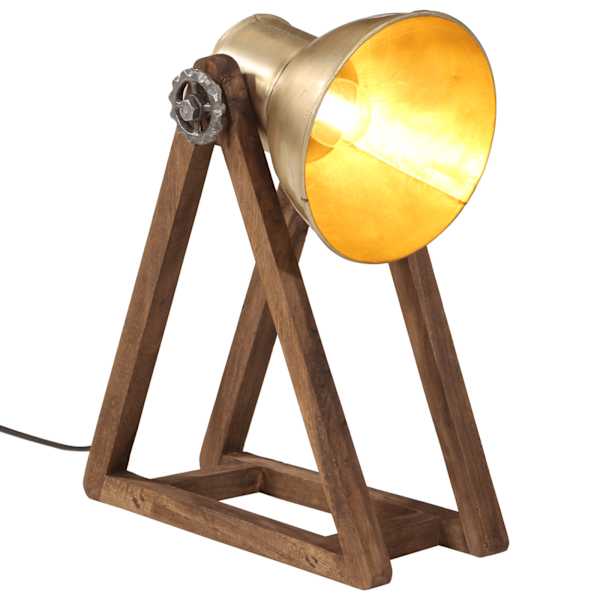 vidaXL laualamp, 25 W, antiik, messing, 30 x 17 x 40 cm, E27
