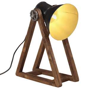 vidaXL laualamp, 25 W, must, 30x17x40 cm, E27