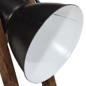 Stolní lampa 25 W černá 30 x 17 x 40 cm E27 - obrázek 7