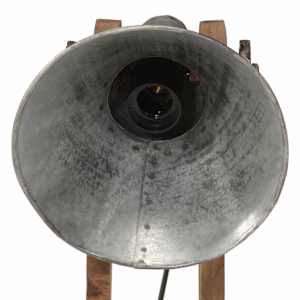 Stolní lampa 25 W vintage stříbrná 23 x 13 x 52 cm E27 - obrázek 6