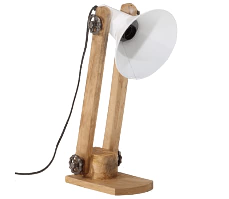 vidaXL Bureaulamp 25 W E27 23x13x52 cm wit