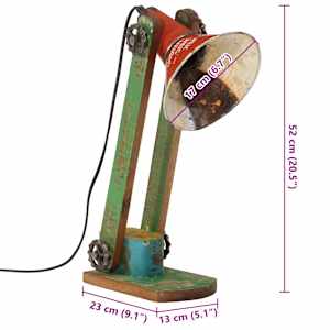Stolní lampa 25 W vícebarevná 23 x 13 x 52 cm E27 - obrázek 11