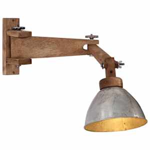 Nástěnná lampa 25 W vintage stříbrná E27 - obrázek 1
