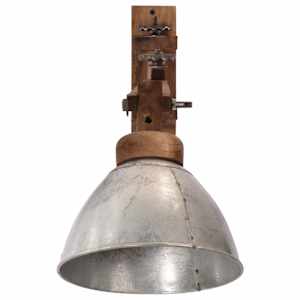 Nástěnná lampa 25 W vintage stříbrná E27 - obrázek 4